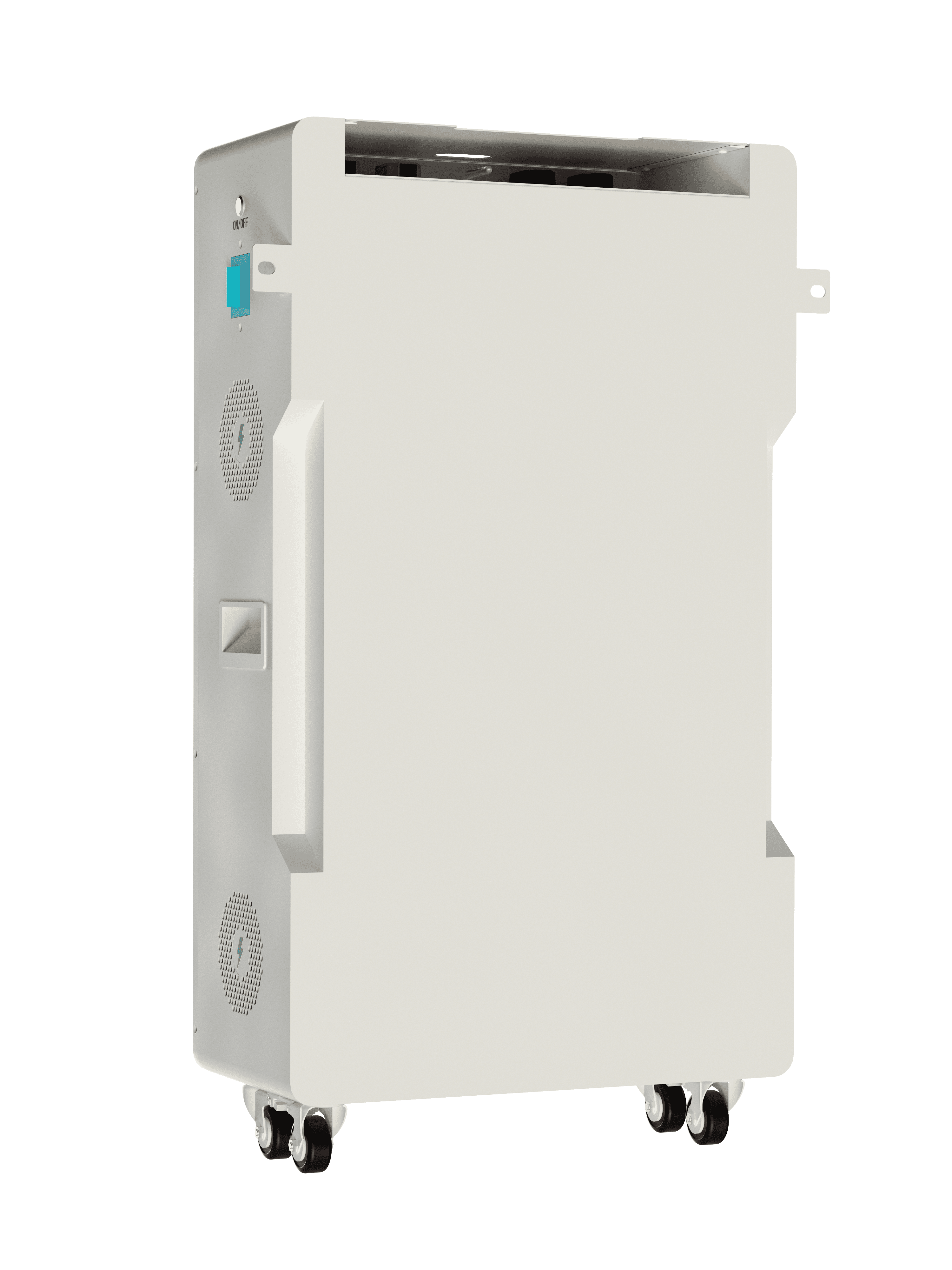 Nimbess LV 48V · 14.33 kWh — Floor-standing configuration.