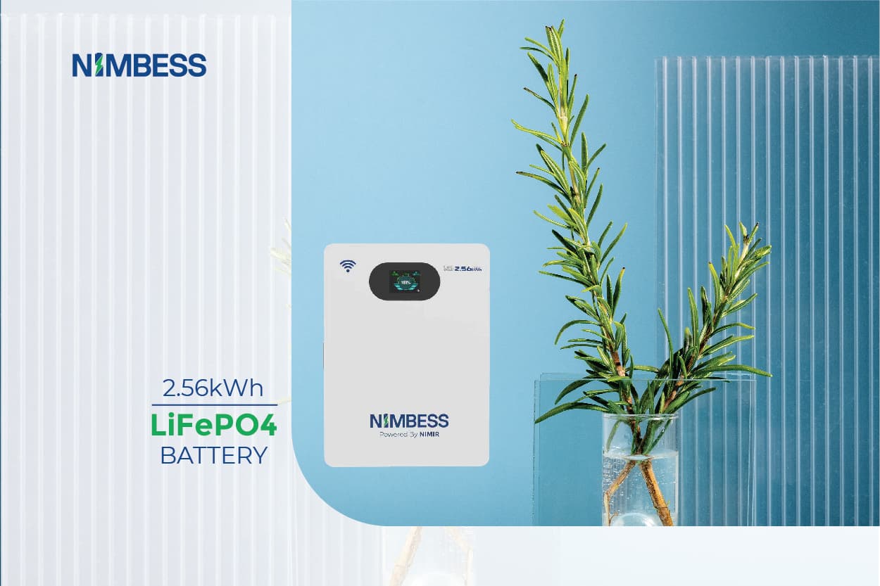 Nimbess LV 12V — 1.28 kWh 12 V lithium energy storage