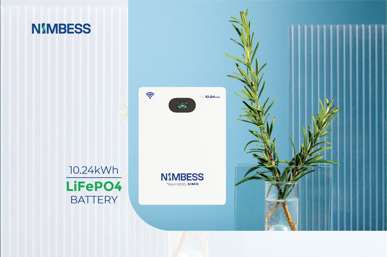 Nimbess LV 48V · 10.24 kWh — 10.24 kWh 48 V lithium home energy storage